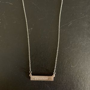 Bar necklace